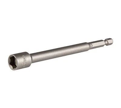 Головка для шуруповерта шестигранная 1/4", 10 мм, L = 150 мм, магнитная KING TONY 7611510M