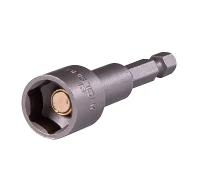 Головка для шуруповерта шестигранная 1/4", 13 мм, L = 65 мм, магнитная KING TONY 7616513M