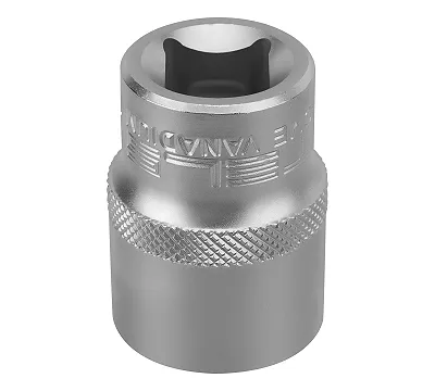 Головка торцевая, 21 мм, шестигранная, CrV, под квадрат 1/2 Stels