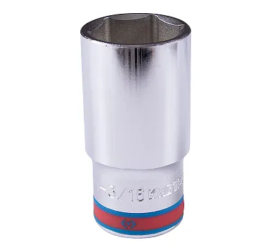 Головка торцевая глубокая шестигранная 1/2", 1-3/16", дюймовая KING TONY 423538S