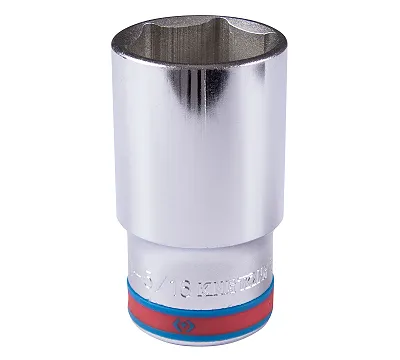 Головка торцевая глубокая шестигранная 1/2", 1-5/16", дюймовая KING TONY 423542S