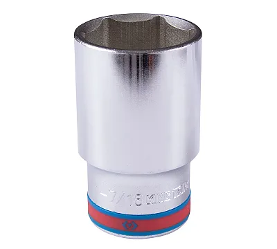 Головка торцевая глубокая шестигранная 1/2", 1-7/16", дюймовая KING TONY 423546S