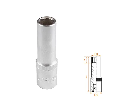 Головка торцевая глубокая шестигранная 1/2", 13 мм AFFIX AF00140013