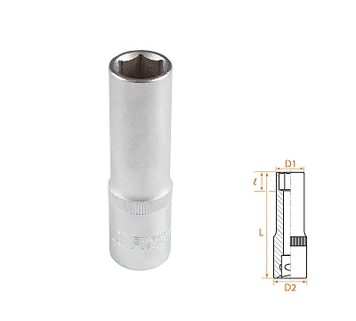 Головка торцевая глубокая шестигранная 1/2", 14 мм AFFIX AF00140014