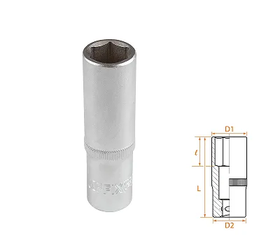 Головка торцевая глубокая шестигранная 1/2", 15 мм AFFIX AF00140015