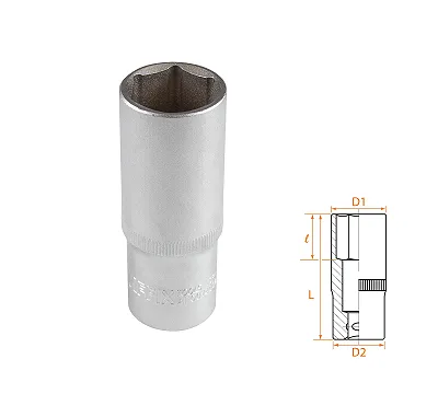 Головка торцевая глубокая шестигранная 1/2", 22 мм AFFIX AF00140022