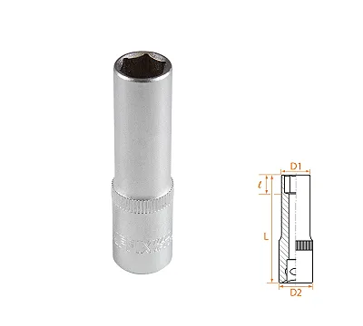 Головка торцевая глубокая шестигранная 3/8", 11 мм AFFIX AF00130011