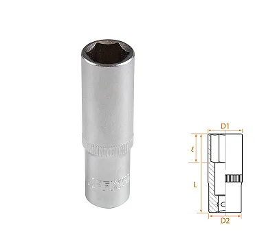Головка торцевая глубокая шестигранная 3/8", 13 мм AFFIX AF00130013