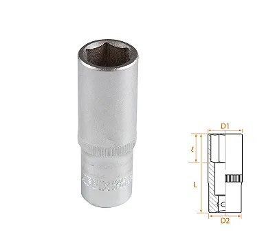 Головка торцевая глубокая шестигранная 3/8", 15 мм AFFIX AF00130015