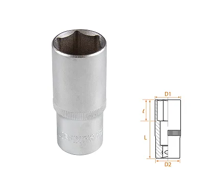 Головка торцевая глубокая шестигранная 3/8", 21 мм AFFIX AF00130021