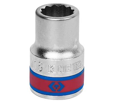 Головка торцевая стандартная двенадцатигранная 11/16'' посадка 3/4'' KING TONY 633022S