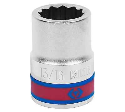 Головка торцевая стандартная двенадцатигранная 13/16'' посадка 3/4'' KING TONY