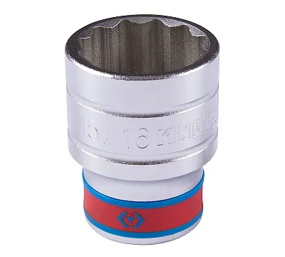 Головка торцевая стандартная двенадцатигранная 15/16'' посадка 1/2'' KING TONY