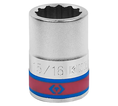 Головка торцевая стандартная двенадцатигранная 15/16'' посадка 3/4'' KING TONY 633030S