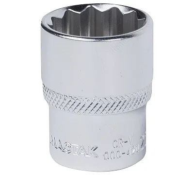 Головка торцевая стандартная двенадцатигранная 21 мм 1/2'' МАСТАК 000-42021