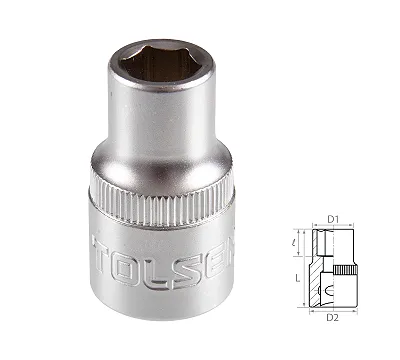 Головка торцевая стандартная шестигранная 1/2", 10 мм TOLSEN TT16510