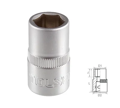 Головка торцевая стандартная шестигранная 1/2", 14 мм TOLSEN TT16514