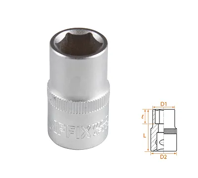 Головка торцевая стандартная шестигранная 1/2", 14 мм AFFIX AF00040014