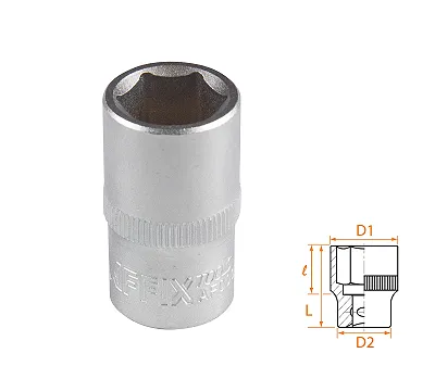 Головка торцевая стандартная шестигранная 1/2", 15 мм AFFIX AF00040015