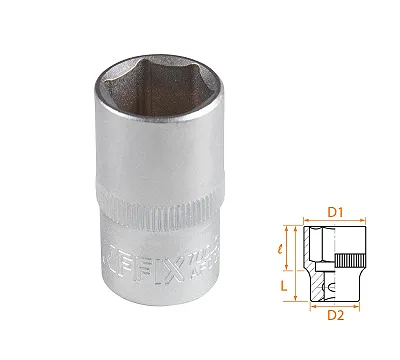 Головка торцевая стандартная шестигранная 1/2", 16 мм AFFIX AF00040016