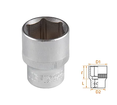 Головка торцевая стандартная шестигранная 1/2", 22 мм AFFIX AF00040022