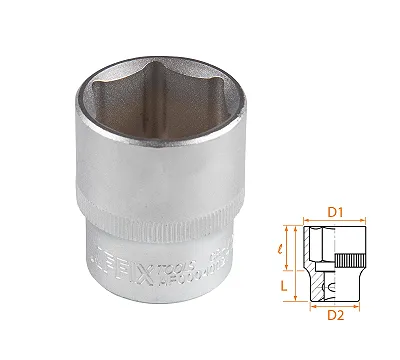 Головка торцевая стандартная шестигранная 1/2", 27 мм AFFIX AF00040027