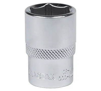 Головка торцевая стандартная шестигранная 19 мм 1/2'' МАСТАК 000-40019