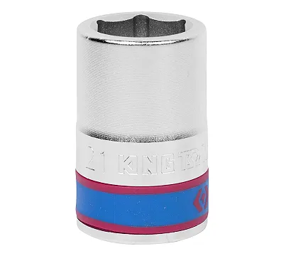 Головка торцевая стандартная шестигранная 21 мм 3/4'' KING TONY 633521M