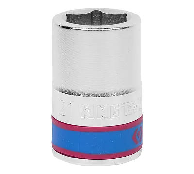 Головка торцевая стандартная шестигранная 21 мм 3/4'' KING TONY