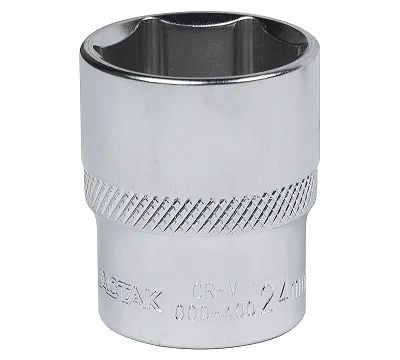Головка торцевая стандартная шестигранная 24 мм 1/2'' МАСТАК 000-40024