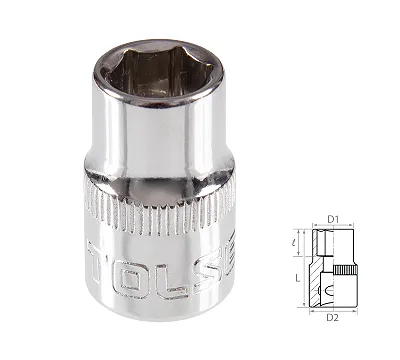 Головка торцевая стандартная шестигранная 3/8", 8 мм TOLSEN TT16308