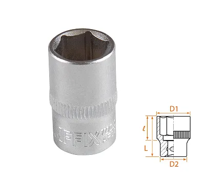 Головка торцевая стандартная шестигранная 3/8", 12 мм AFFIX AF00030012