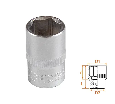 Головка торцевая стандартная шестигранная 3/8", 13 мм AFFIX AF00030013