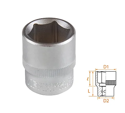Головка торцевая стандартная шестигранная 3/8", 18 мм AFFIX AF00030018