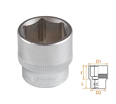 Головка торцевая стандартная шестигранная 3/8", 22 мм AFFIX AF00030022