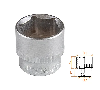 Головка торцевая стандартная шестигранная 3/8", 24 мм AFFIX AF00030024