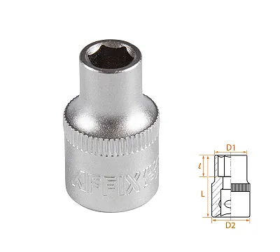 Головка торцевая стандартная шестигранная 3/8", 7 мм AFFIX AF00030007