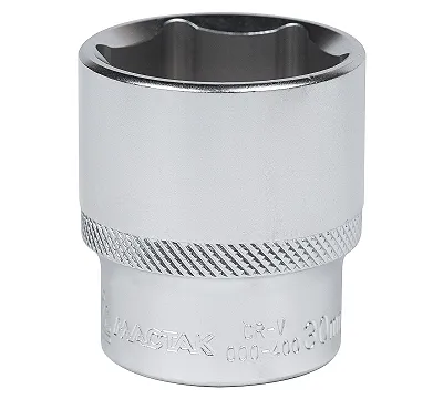 Головка торцевая стандартная шестигранная 30 мм 1/2'' МАСТАК 000-40030