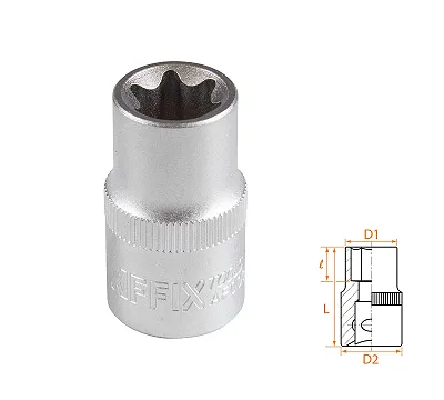 Головка торцевая TORX Е-стандарт 1/2", E16 AFFIX AF00043016
