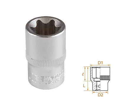 Головка торцевая TORX Е-стандарт 1/2", E20 AFFIX AF00043020