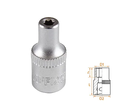 Головка торцевая TORX Е-стандарт 1/4", E4 AFFIX AF00023004
