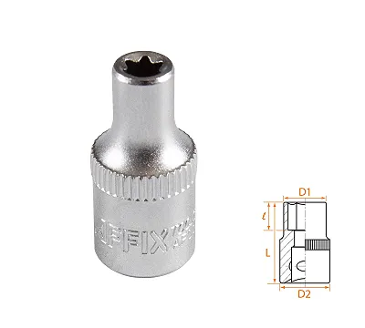 Головка торцевая TORX Е-стандарт 1/4", E5 AFFIX AF00023005