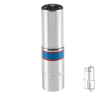 Головка торцевая TORX Е-стандарт KING TONY DIN 3120