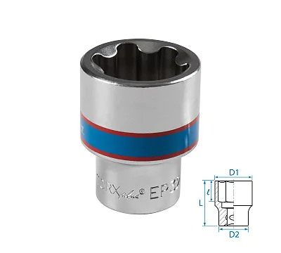 Головка торцевая TORX Plus 1/2", EP32, L = 45 мм KING TONY 433E32M