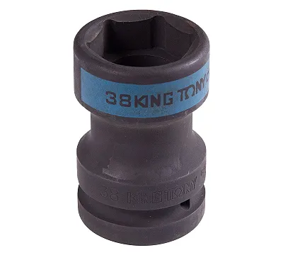 Головка торцевая ударная 1", Square 20 мм х Hex 38 мм, футорочная KING TONY 85452038M