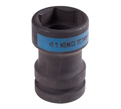 Головка торцевая ударная 1", Square 20 мм х Hex 41 мм, футорочная KING TONY 85452041M