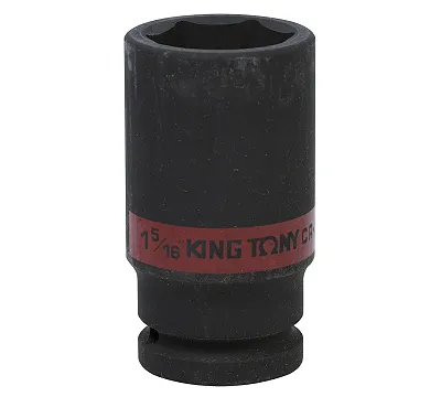 Головка торцевая ударная глубокая шестигранная 1 5/16'' посадка 3/4'' KING TONY