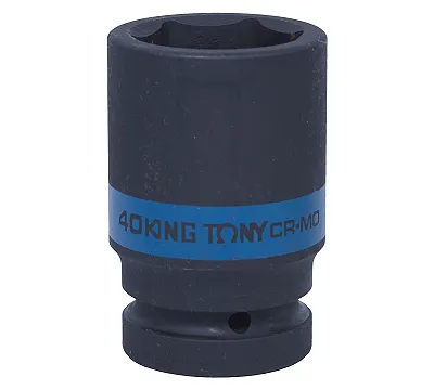 Головка торцевая ударная глубокая шестигранная 1", 40 мм KING TONY 843540M