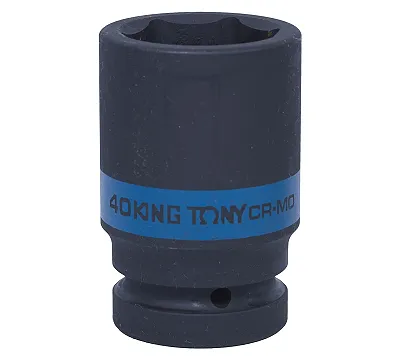 Головка торцевая ударная глубокая шестигранная 1", 40 мм KING TONY 843540M