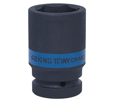 Головка торцевая ударная глубокая шестигранная 1", 42 мм KING TONY 843542M